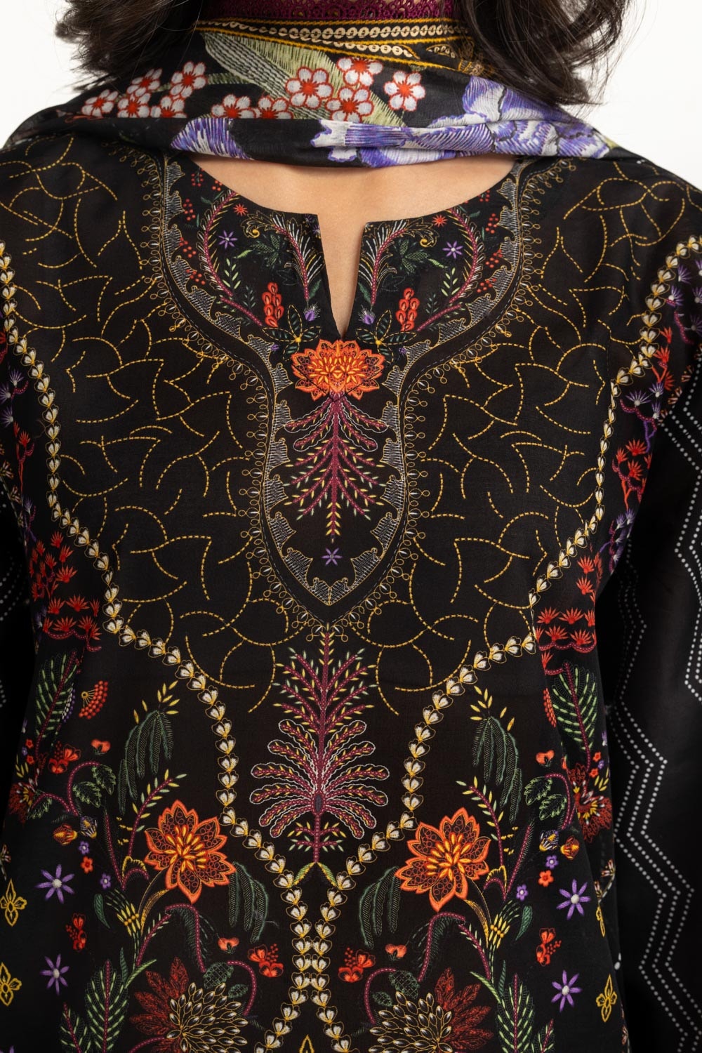 3PC Lawn Printed Suit IUSTKSD-665