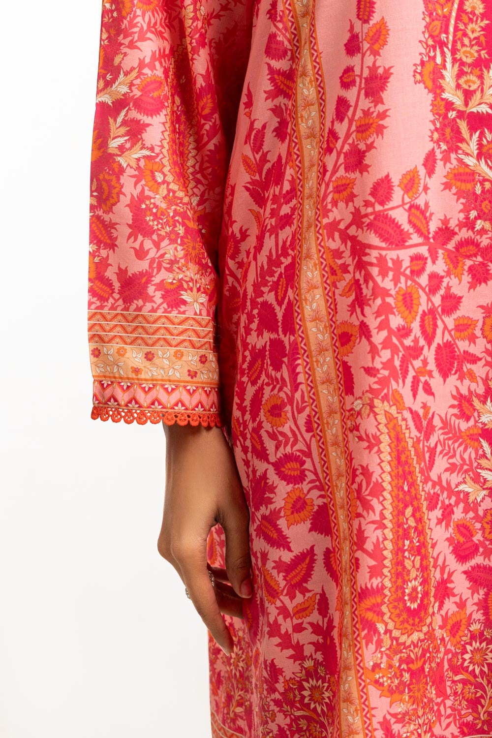 3PC Lawn Printed Suit IUSTKSD-679