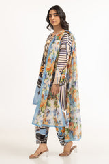 3PC Lawn Printed Suit IUSTKSD-699