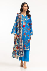 3PC Lawn Printed Suit IUSTKSD-702