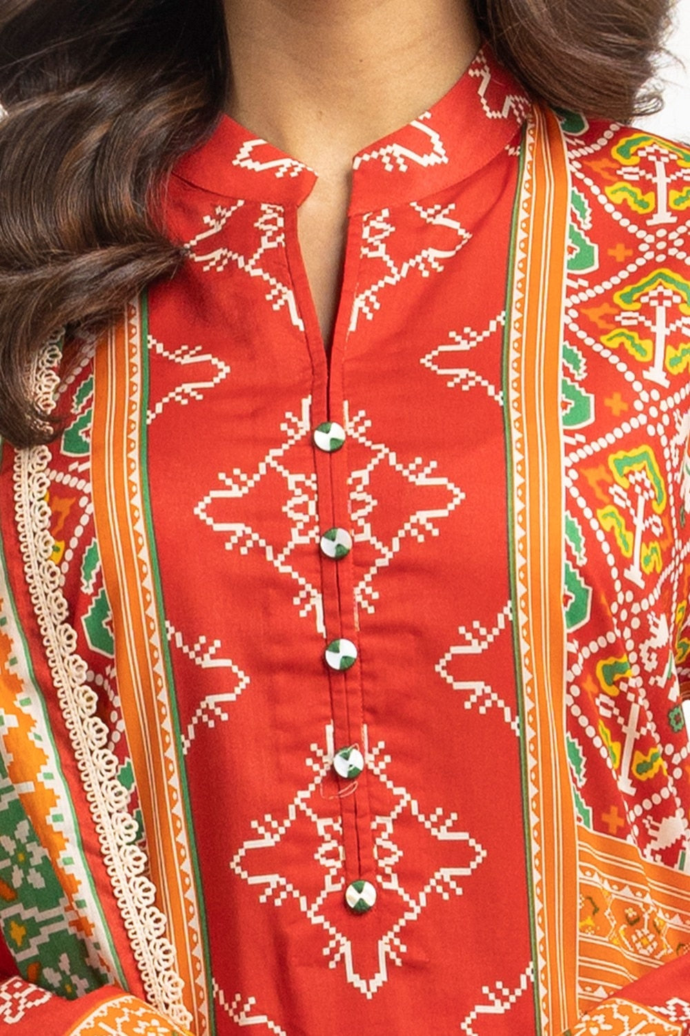 3PC Lawn Printed Suit IUSTKSD-703