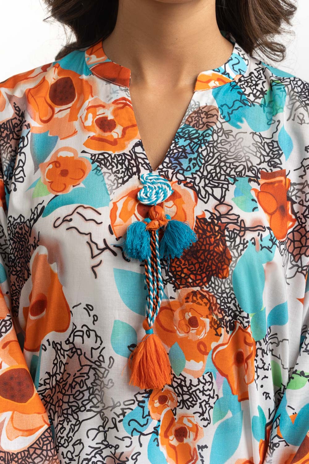 3PC Lawn Printed Suit IUSTKSD-709