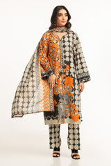 3PC Lawn Printed Suit IUSTKSD-711