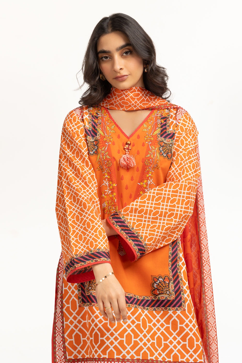 3PC Lawn Printed Suit IUSTKSD-713