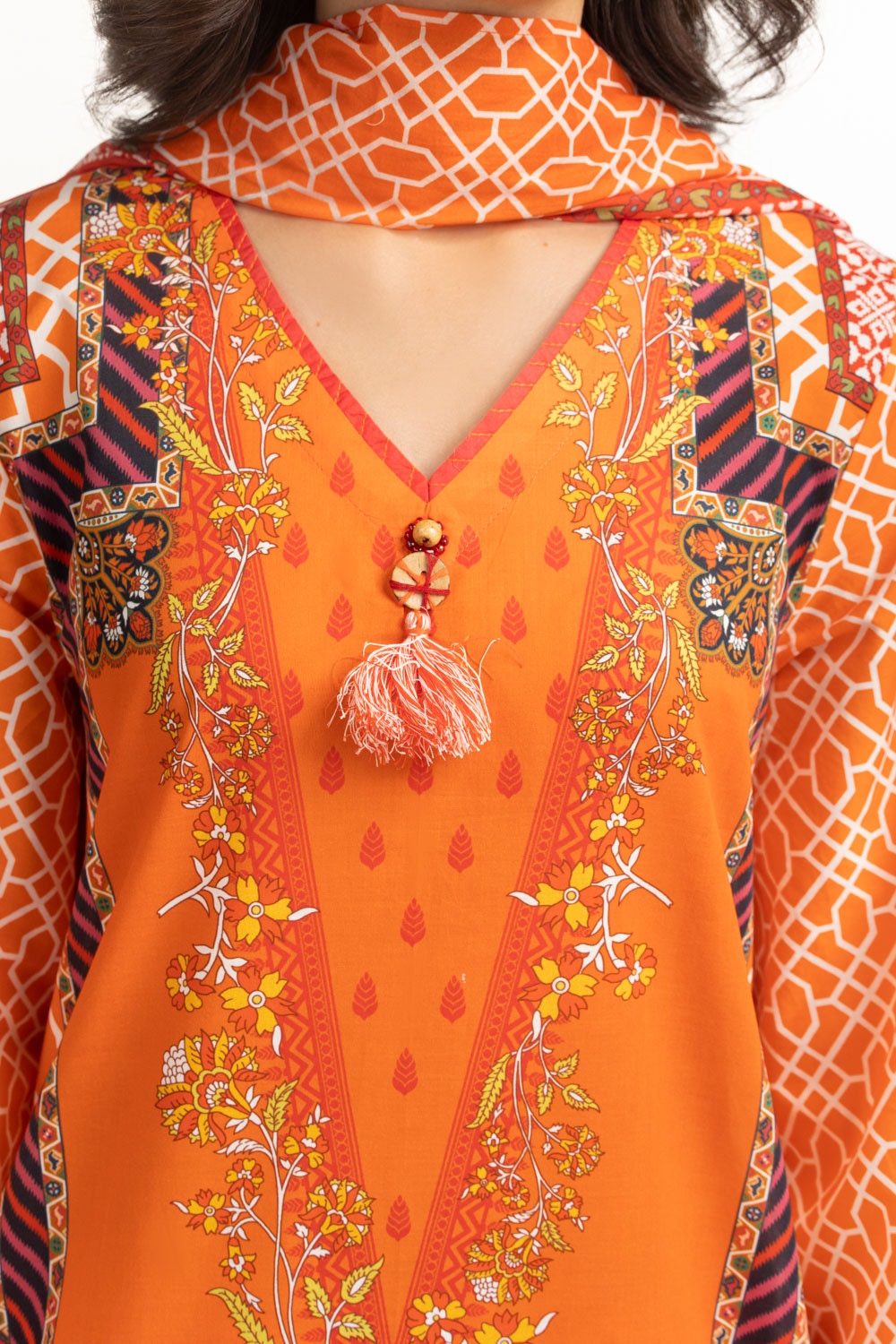 3PC Lawn Printed Suit IUSTKSD-713
