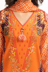 3PC Lawn Printed Suit IUSTKSD-713