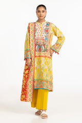 3PC Lawn Printed Suit IUSTKSD-715