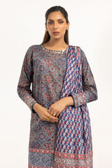 3PC Lawn Printed Suit IUSTKSD-803
