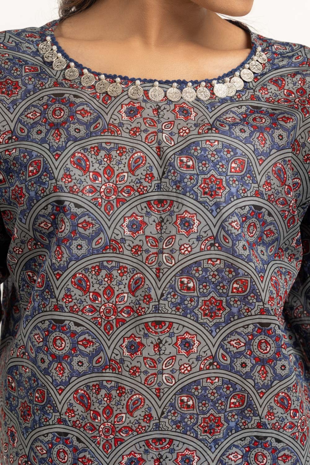3PC Lawn Printed Suit IUSTKSD-803