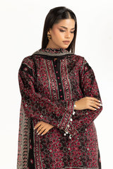 3Pc Lawn Printed Suit IUSTKSD-825