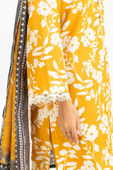 3PC Lawn Printed Suit IUSTKSD-837