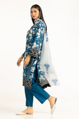 3PC Lawn Printed Suit IUSTKSD-866