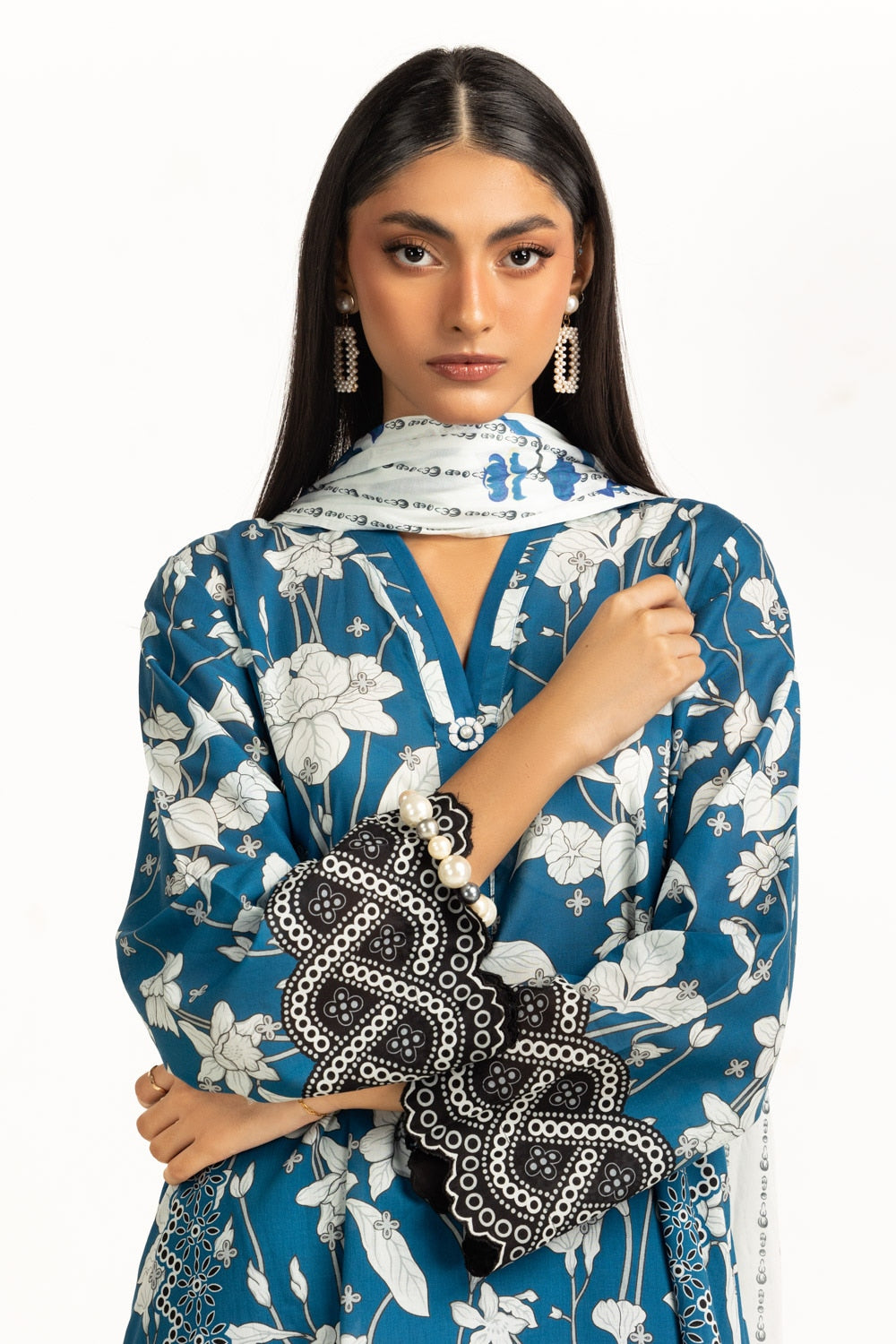 3PC Lawn Printed Suit IUSTKSD-866