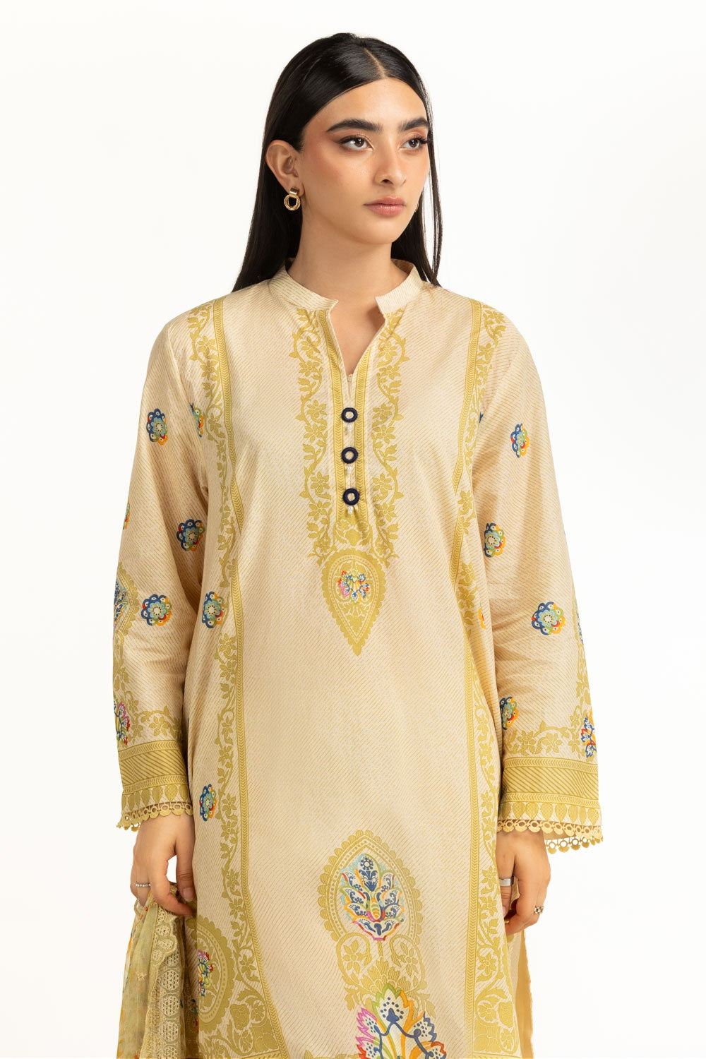 3Pc Lawn Printed Suit IUSTKSD-873