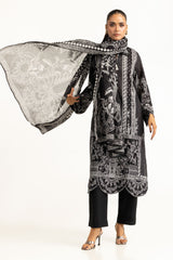 3Pc Lawn Printed Suit IUSTKSD-874