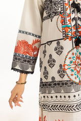 3PC Lawn Printed Suit IUSTKSD-877