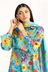 3PC Lawn Printed Suit IUSTKSD-921