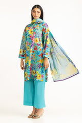 3PC Lawn Printed Suit IUSTKSD-921