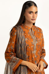 3PC Lawn Printed Suit IUSTKSD-961