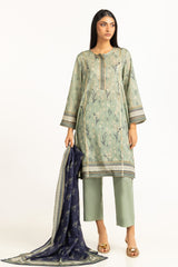 3PC Lawn Printed Suit IUSTKSD-983