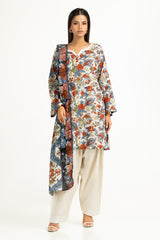 3Pc Lawn Printed Suit IUSTKSD-996