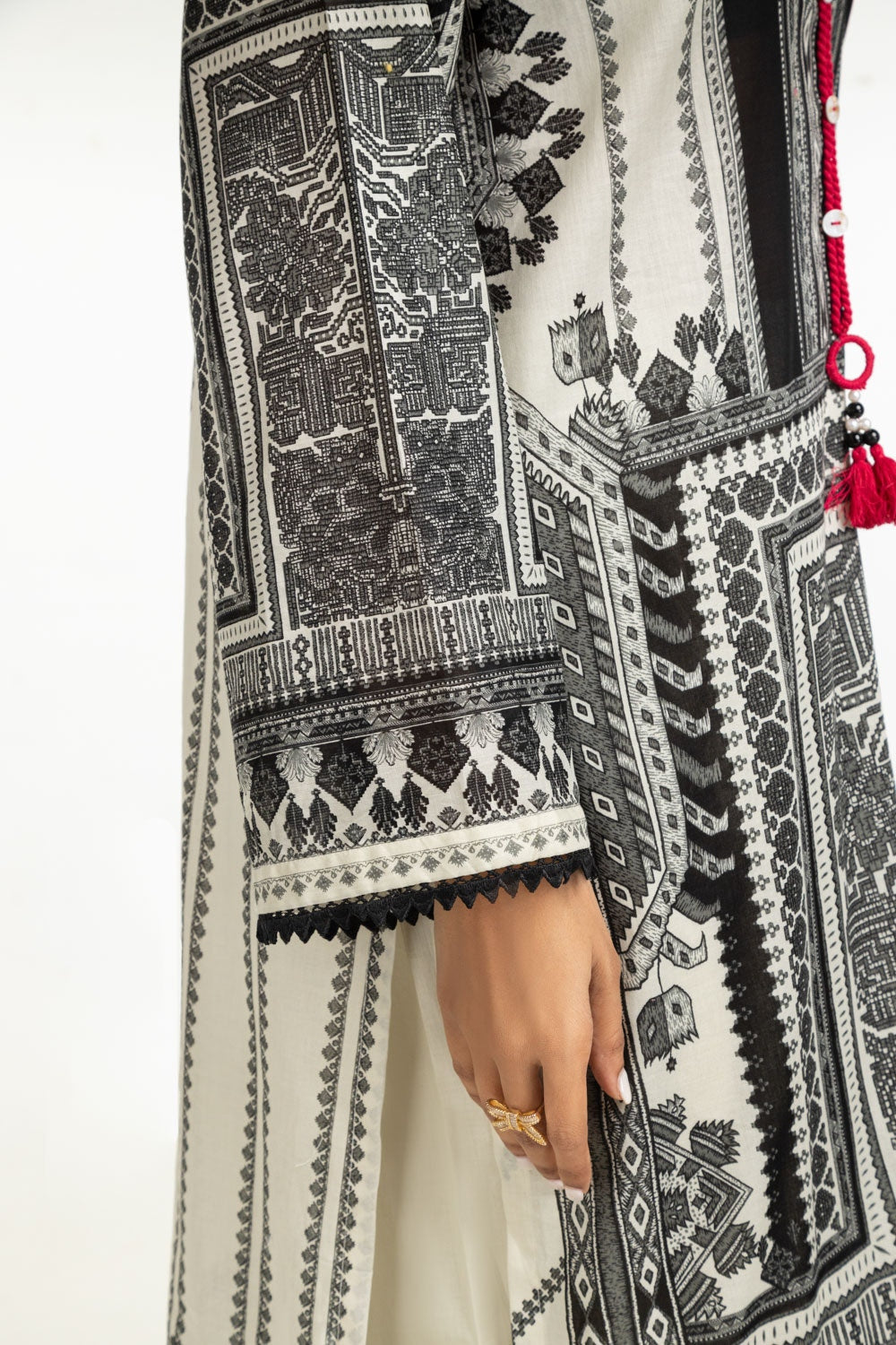 3PC Lawn Printed Suit IUSTKSD-678