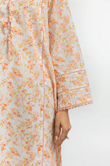 3PC Lawn Printed Suit With Embroidered IUSTKSD-543