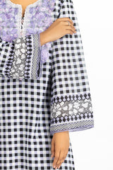 3PC Lawn Printed Suit With Embroidered IUSTKSD-545