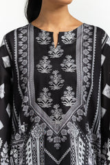 3PC Lawn Printed Suit With Embroidered IUSTKSD-551