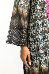 3PC Lawn Printed Suit With Embroidered IUSTKSD-666