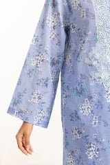 3PC Lawn Printed Suit With Embroidered IUSTKSD-694