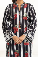 3PC Lawn Printed Suit With Embroidered IUSTKSD-736