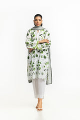 3PC Lawn Printed Suit With Schiffli Embroidered IUSTKSD-614