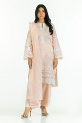 3PC Lawn Schiffli Embroidered Suit IUSTKSD-609
