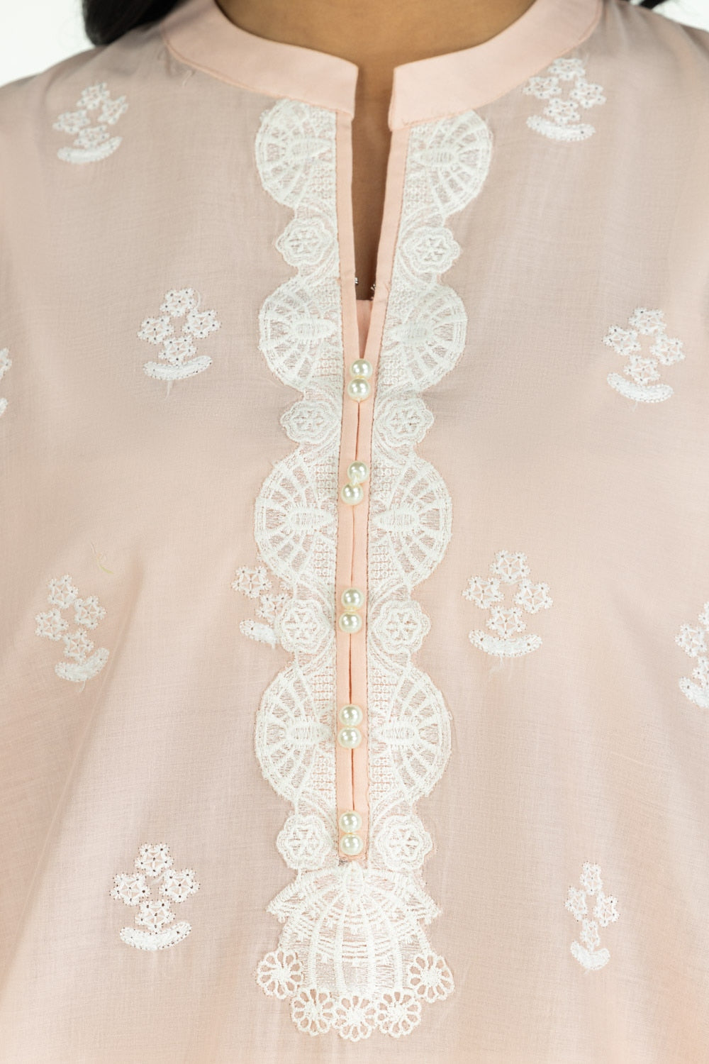 3PC Lawn Schiffli Embroidered Suit IUSTKSD-609
