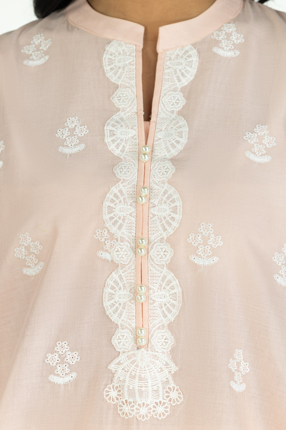 3PC Lawn Schiffli Embroidered Suit