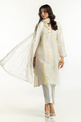 3PC Lawn Schiffli Embroidered Suit IUSTKSD-618
