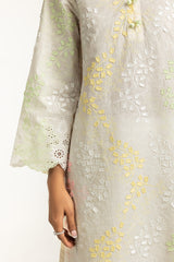 3PC Lawn Schiffli Embroidered Suit IUSTKSD-618