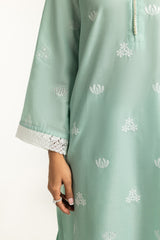 3PC Lawn Schiffli Embroidered Suit IUSTKSD-655