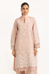 3PC Lawn Schiffli Embroidered Suit IUSTKSD-764