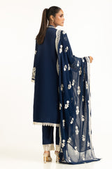 3Pc Lawn Sequins Embroidered Suit IUSTKSD-991