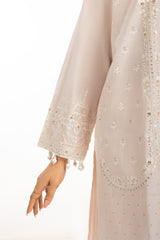 3PC Paper Cotton Embroidered Suit  IUSTKSD-824