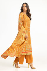 3PC paper-cotton Gold And Lacquer Printed Hand Embellished Suit IUSTKSD-800
