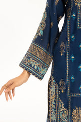 3PC paper-cotton Lacquer Printed Suit IUSTKSD-773