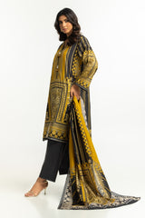 3PC Printed Lawn Suit IUSTKSD-475