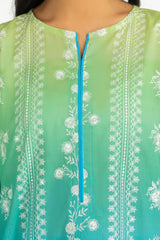 3PC Printed Lawn Suit With Embroidered  IUSTKSD-327