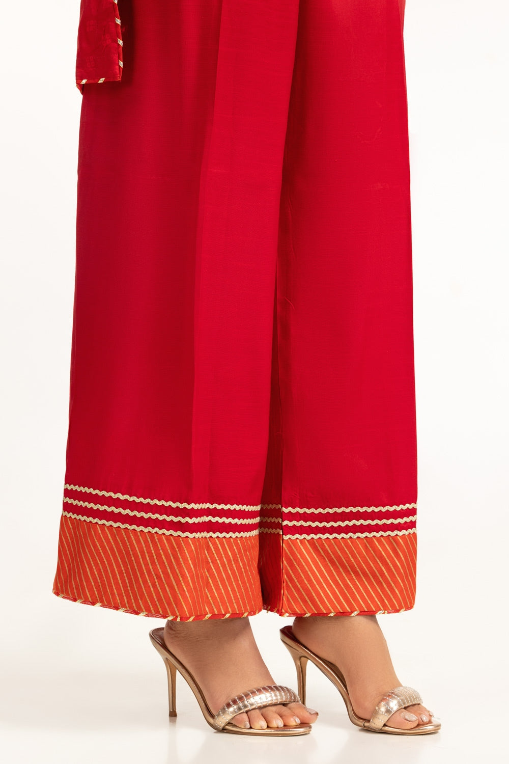 3PC raw-silk Embroidered Suit IUSTKSD-738