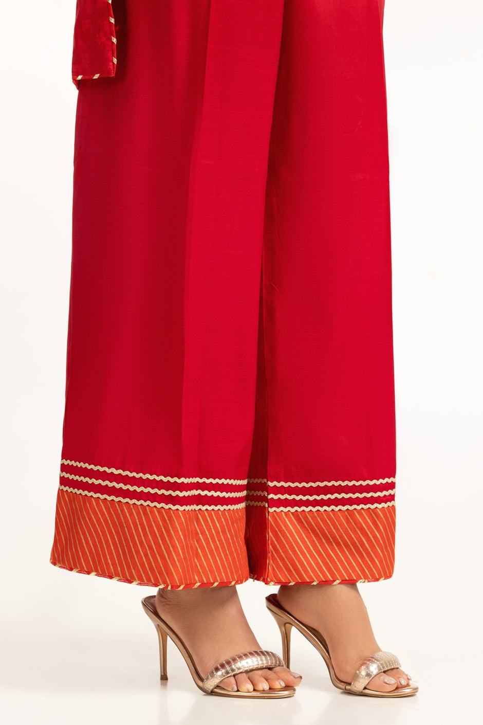 3PC raw-silk Embroidered Suit