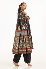 3PC raw-silk Lacquer Printed Hand Embellished Suit  IUSTKSD-785