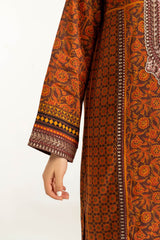 3PC raw-silk Printed Suit With Embroidered IUSTKSD-1096